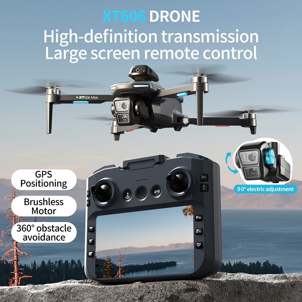 XT606 MAX 3 Akku-Drohne 4K 8K  – Drone Surveying Bewertung und Preis